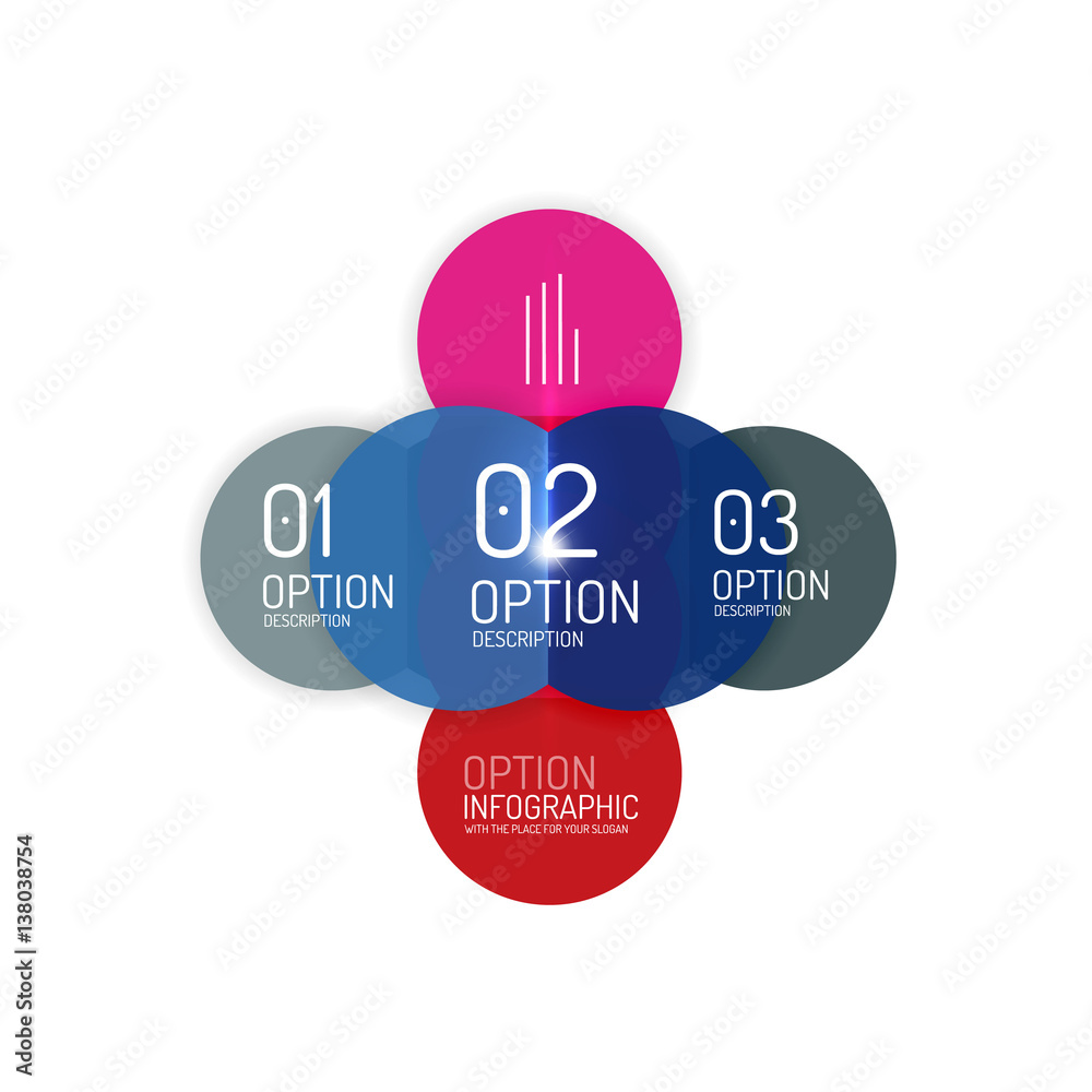 Infographics geometric business template Infographics geometric business template