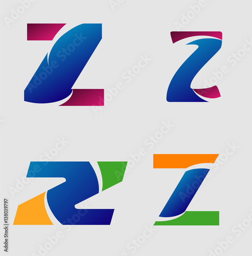 Free Download Set of letter Z logo
 - GFXLoad
