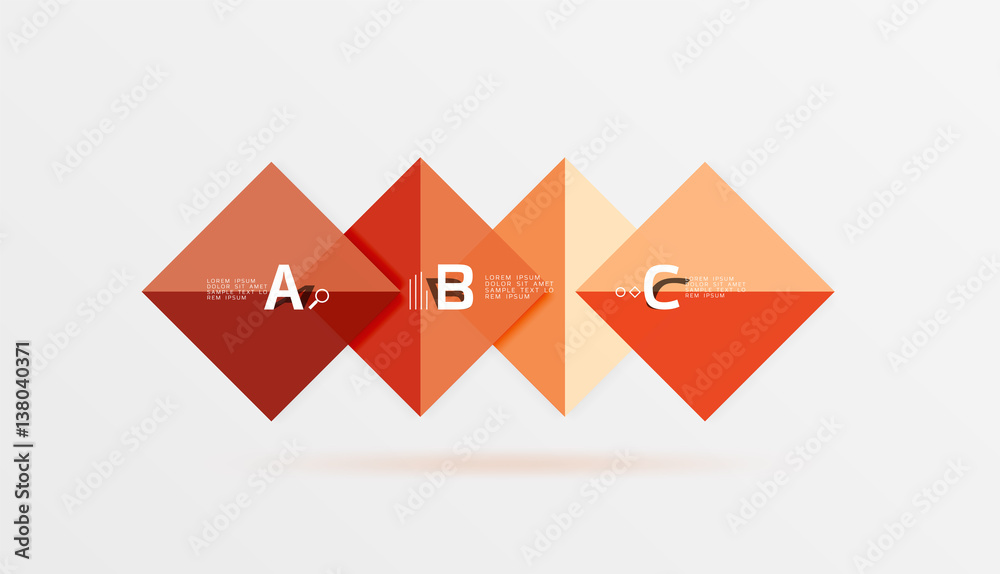 Square geometric abstract background Square geometric abstract background