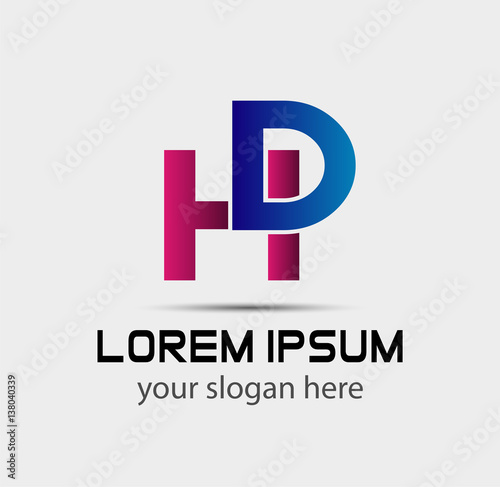 Letter H and D logo
