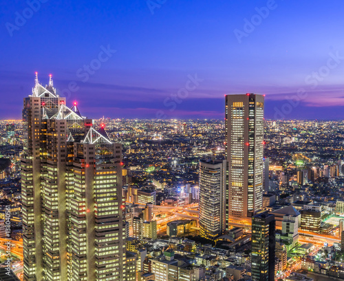 新宿都庁からの夜景
