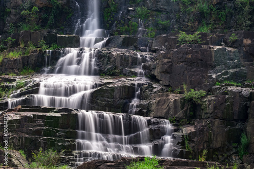 LAM DONG  VIET NAM November 9 2015. Beautiful Pongour waterfall in Vietnam