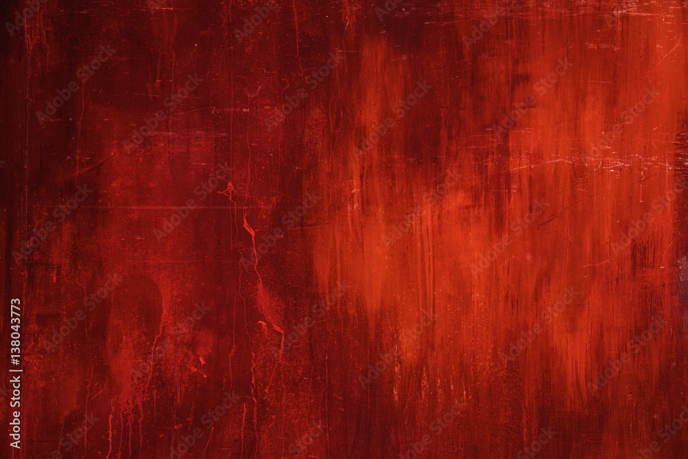 Red Metal rust wall texture surface natural color use for background