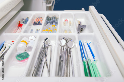 Dentist tools drawer