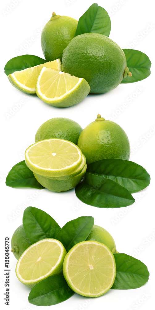 fresh ripe lime