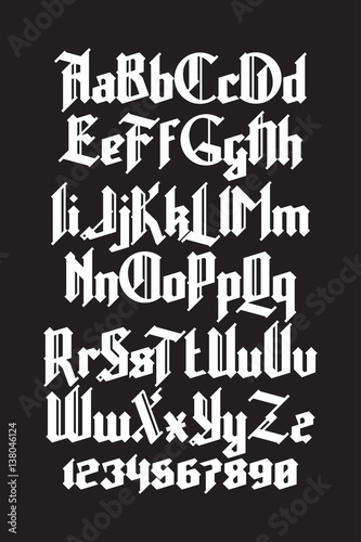 New gothic font