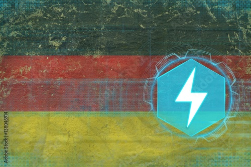 Germany energetics. Electric energetics concept.