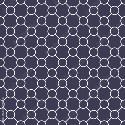 abstract geometric purple circles grid pattern