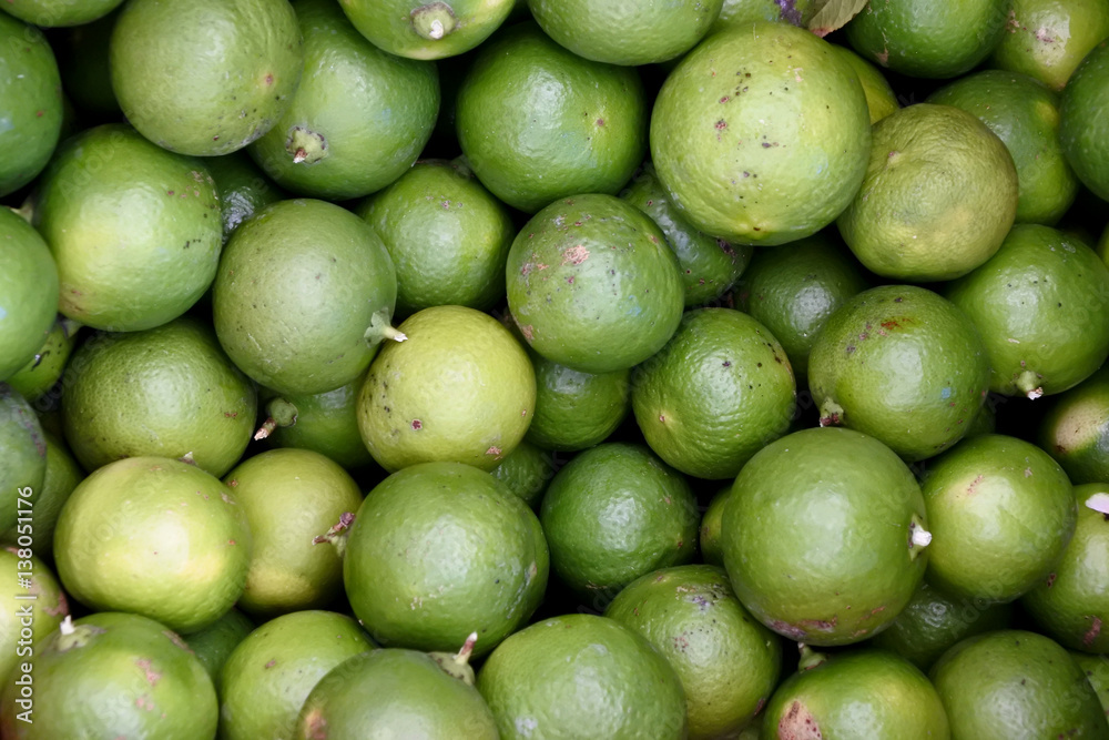 lime is a hybrid citrus fruit, which is typically round, lime green