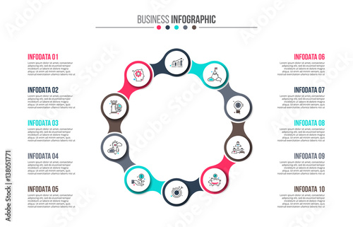 Creative concept for infographic.