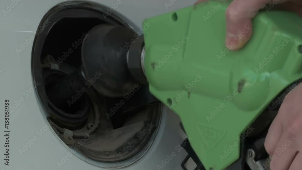 Refuel car with petrol Refuel car with petrol
