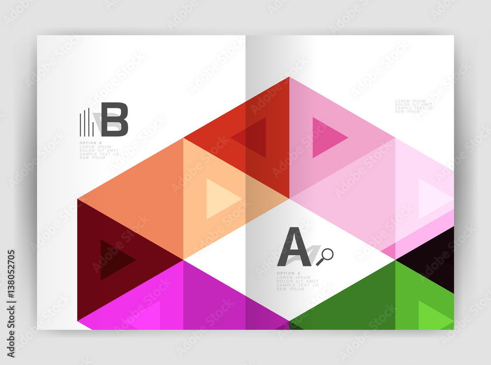 Print triangle modern print template Print triangle modern print template