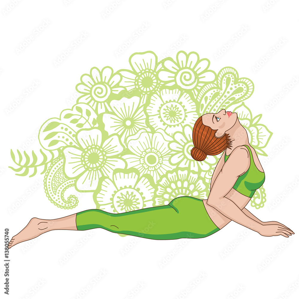 Flexible young woman doing Bhujangasana yoga pose in studio · Free Stock  Photo