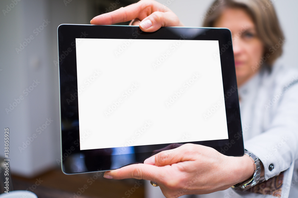 Tablet Computer with blank screen