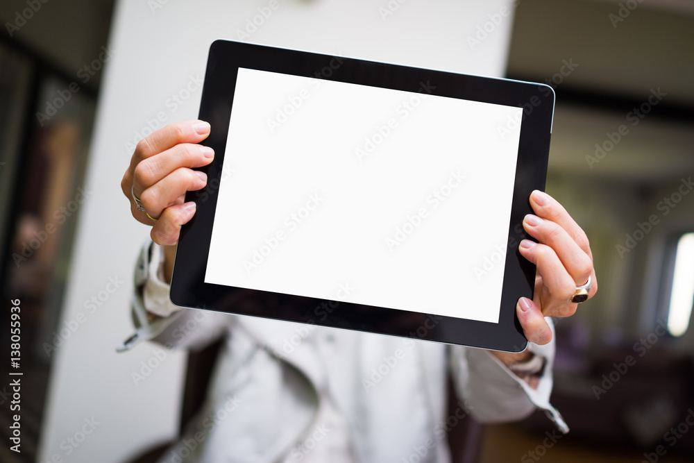Tablet Computer with blank screen Tablet Computer with blank screen