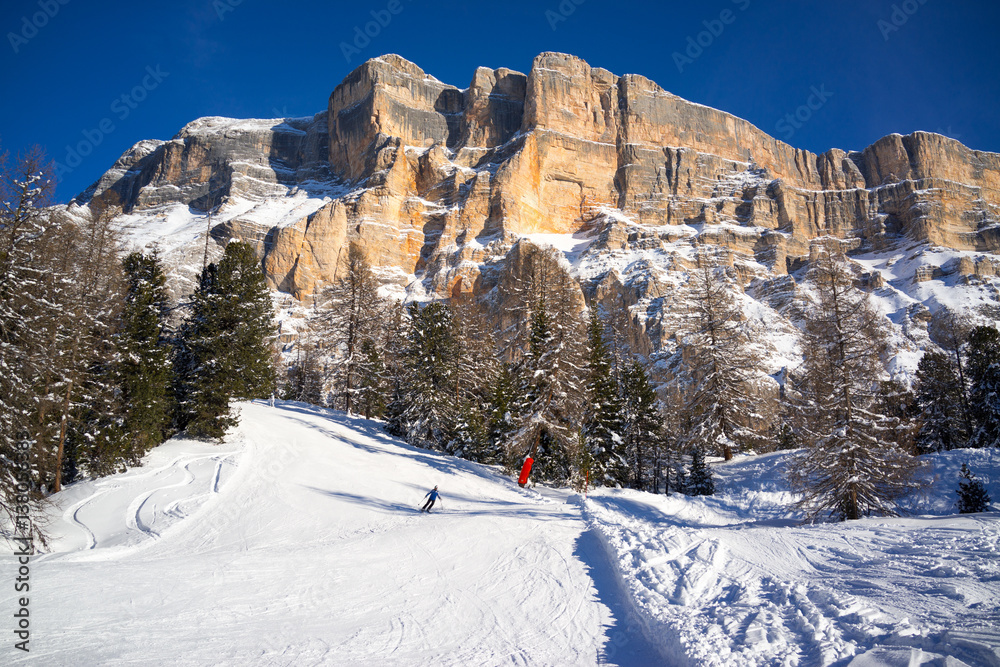 Winter scenery in the italian alps Winter scenery in the italian alps
