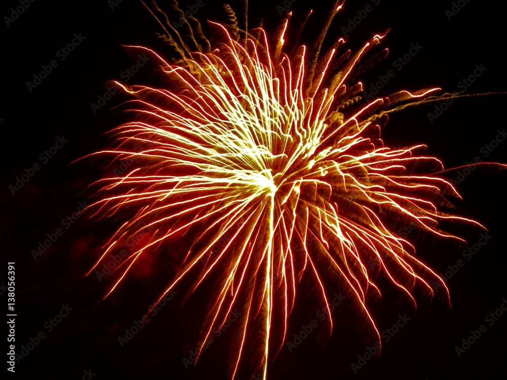 Obraz premium feu d'artifice