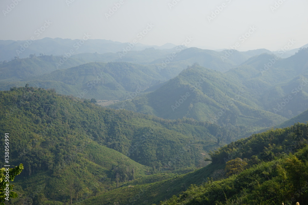 Landschaft in Nordlaos