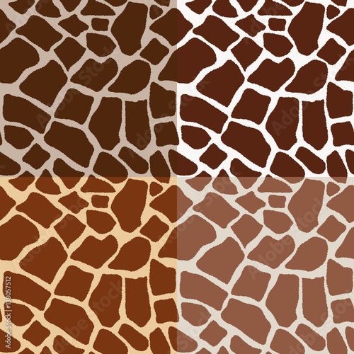 seamless pattern skins giraffe