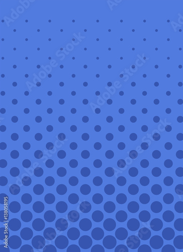 Awesome vertical card with halftone background.
