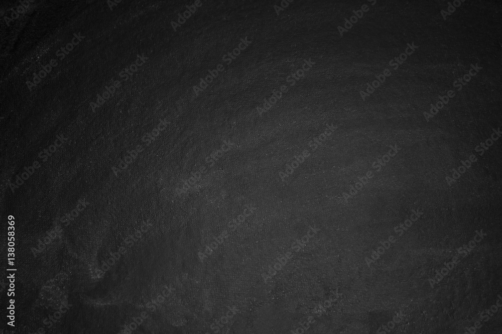 Fototapeta premium Chalk rubbed out on blackboard
