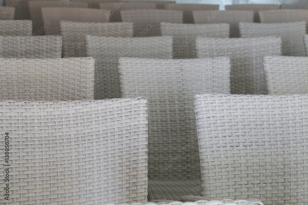 Obraz premium Many unoccupied chairs