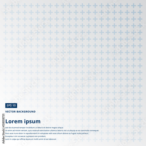 cross or plus navy blue sign icon seamless pattern vector