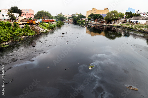 Chennai, polluted rivers, Tamil Nadu, India