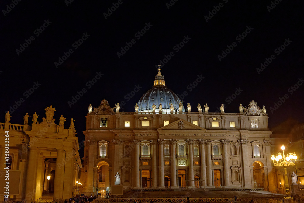 Fototapeta premium Wonders of Rome at night