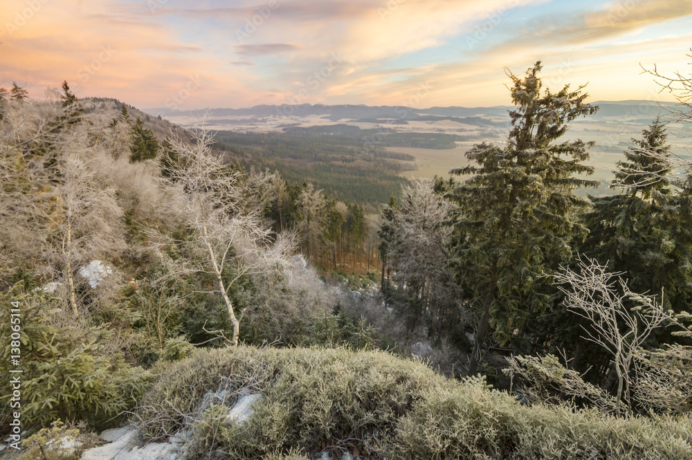 Frosty morning in the Table Mountains Frosty morning in the Table Mountains
