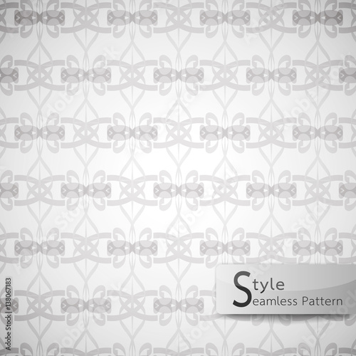 abstract seamless pattern lattice striped bow ribbon. white texture background