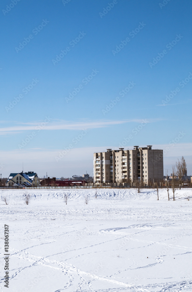 Fototapeta premium winter landscape