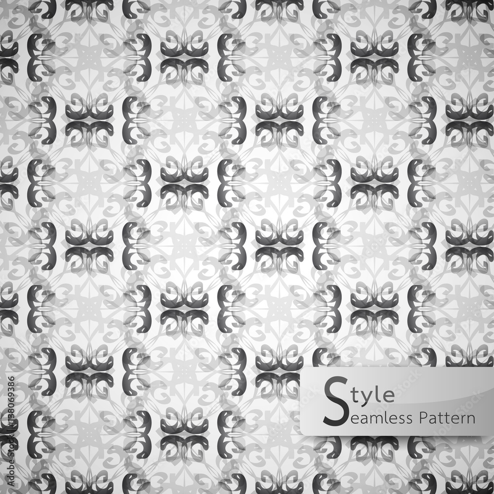 abstract seamless pattern floral lattice row. white texture background abstract seamless pattern floral lattice row. white texture background