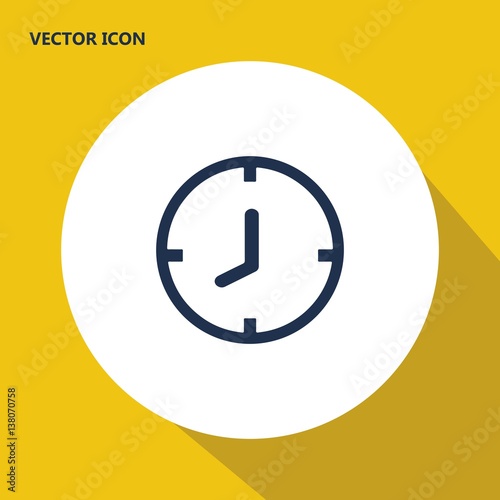 clock vector icon