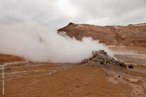 Namaskard geothermal volcano, Iceland