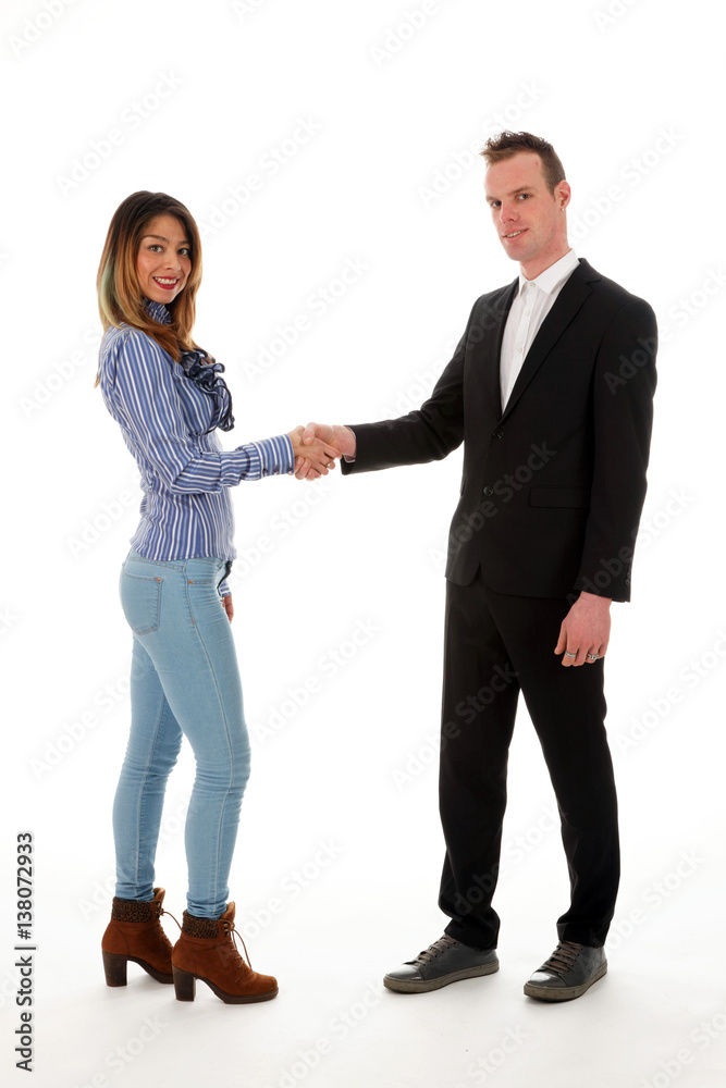 businessmen shaking hands standing in front of white businessmen shaking hands standing in front of white