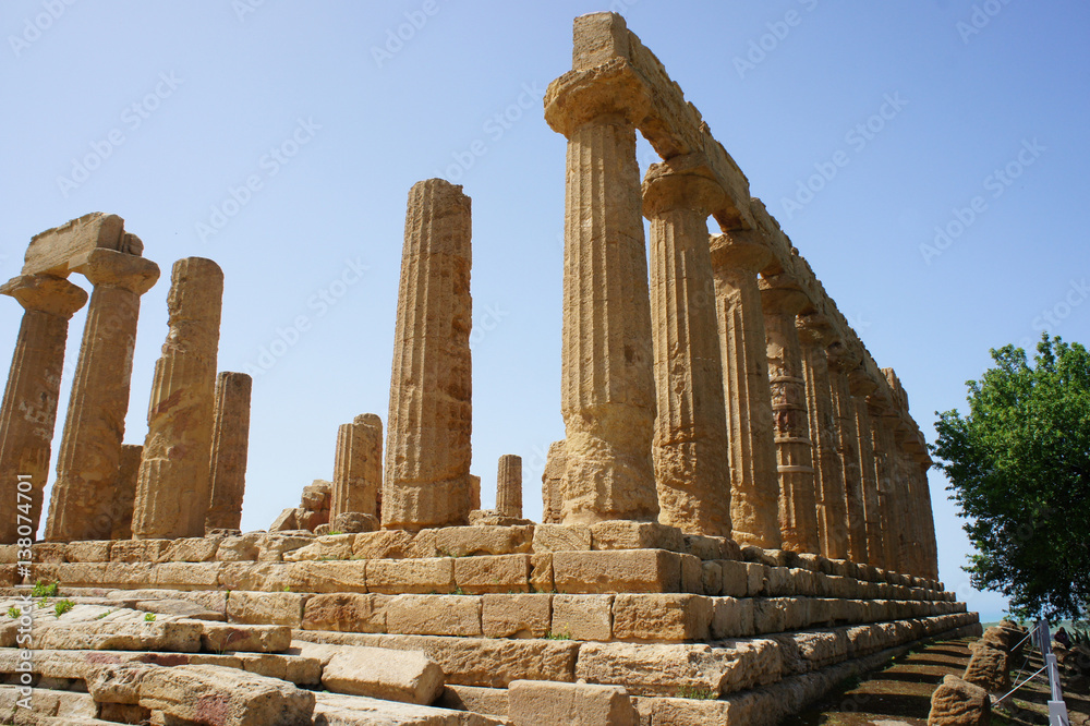 Temple Juno.Agrigento.Sicily.