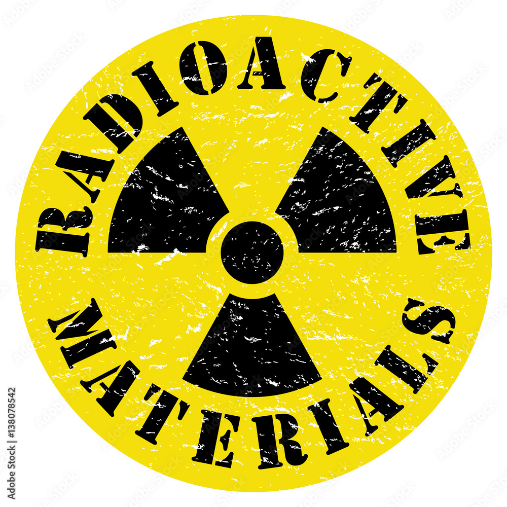 Obraz premium Radioactive Materials