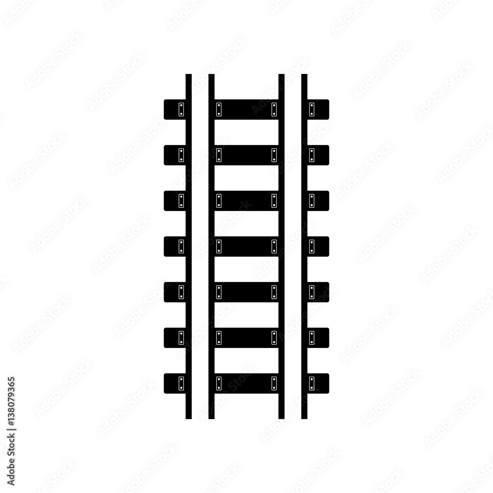 Railroad icon - Vector Railroad icon - Vector