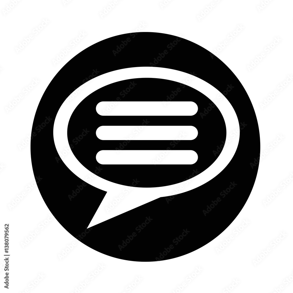 Speech bubble icon Speech bubble icon