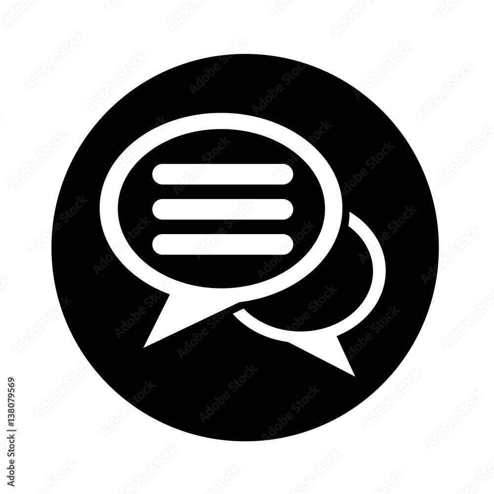 Speech bubble icon Speech bubble icon
