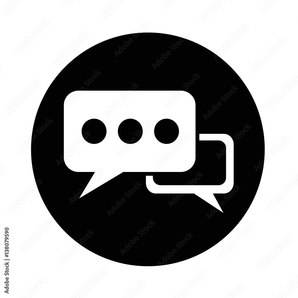 Speech bubble icon Speech bubble icon