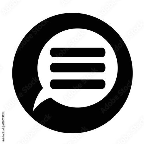 Speech bubble icon