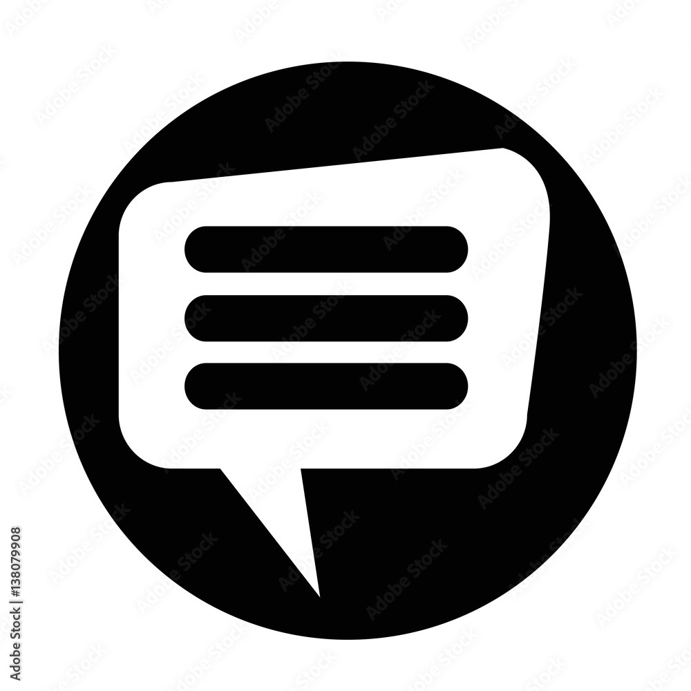 Speech bubble icon Speech bubble icon