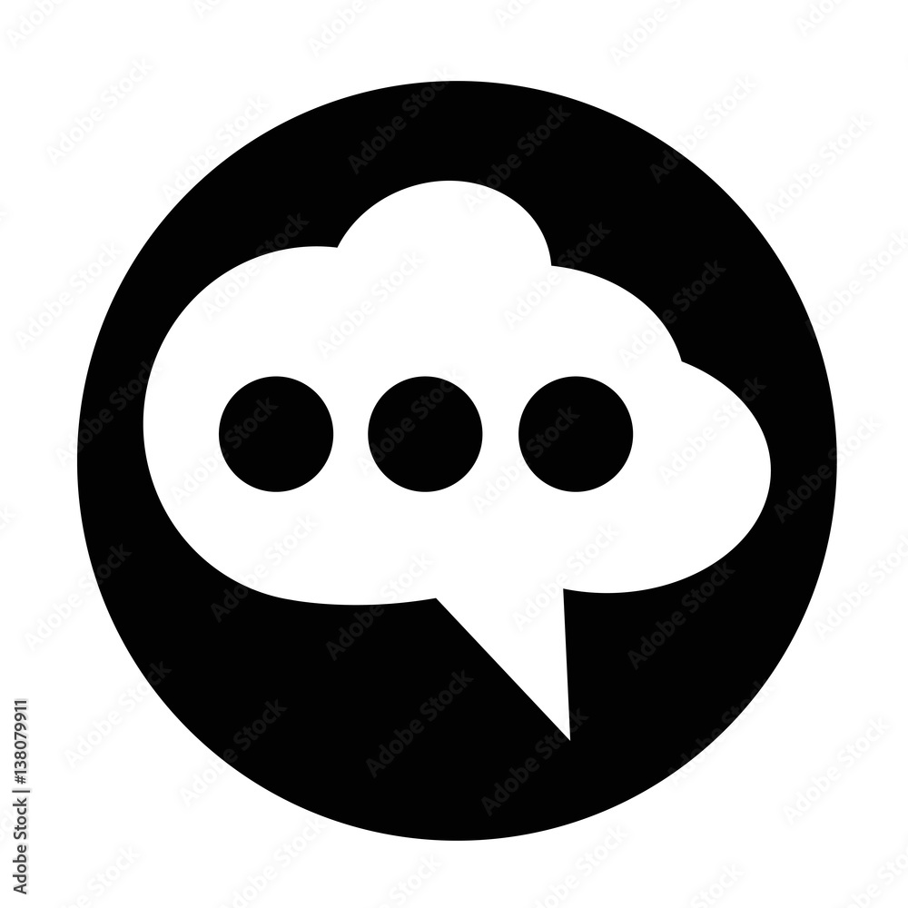 Speech bubble icon