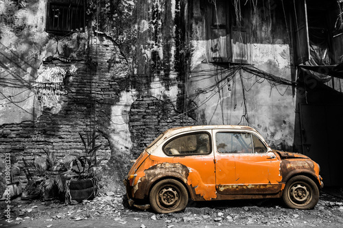 Old classic vintage style car