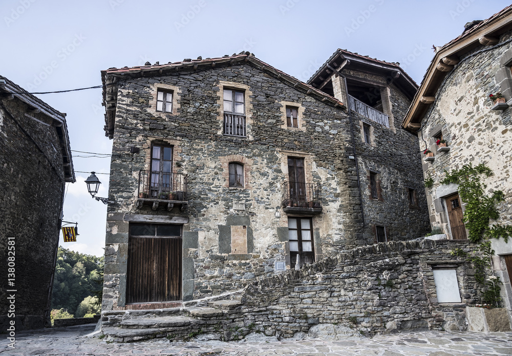Rupit i Pruit - Medieval Catalan village in the subregion of the Collsacabra, Spain
