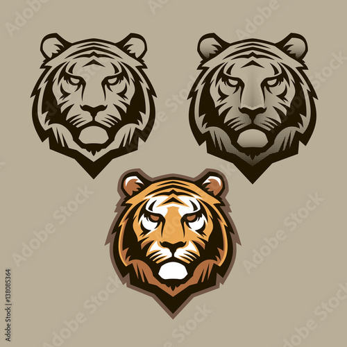 Fototapeta Naklejka Na Ścianę i Meble -  Tiger head mascot