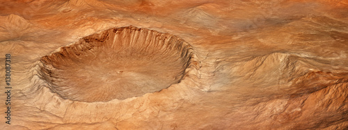 Slika na platnu Einschlagkrater