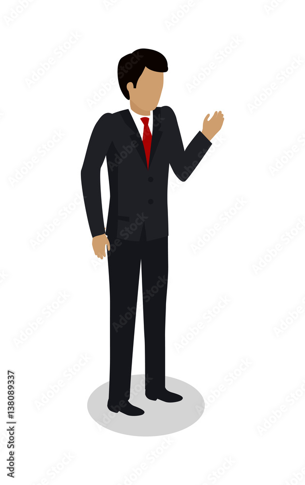 Dock Worker Foreman Manager in Expensive Suit Dock Worker Foreman Manager in Expensive Suit